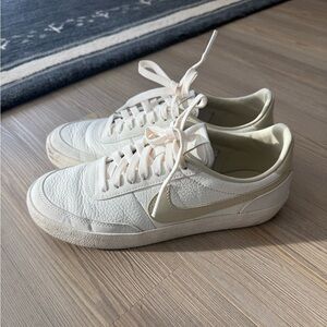 Nike killshot leather sneaker - ivory with tan, women’s size 7.5
